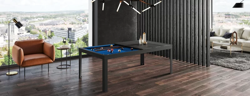 The advantages of a pool table convertible into a dining table